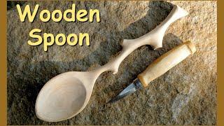 Carving spoon out of wood | Simple whittling project