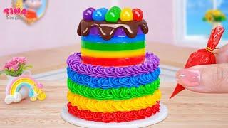 Best Rainbow CakeTop 10 Miniature Amazing Rainbow Cake Recipes Decorating Ideas By Tina Mini Cakes