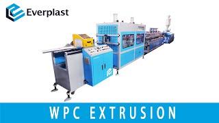 EMD-90 WPC Profile Extrusion Machine Line