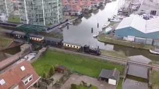 Stoomtrein vs oldtimer vs drone SHM Hoorn Medemblik 5.4 lens MP 10 Gopro