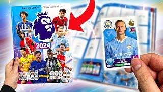 FILLING my NEW Panini PREMIER LEAGUE 2024 *HARDBACK* STICKER ALBUM! (Pack Opening!)