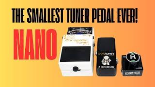 Rock Stock: The World's Smallest Guitar Tuner- Maximize Your Pedalboard Efficiency