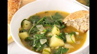 Vegan spinach soup