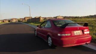 Installing Wing On Civic!