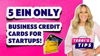 5 EIN Only Business Credit Cards for Startups! | Top Credit Union Business Cards! (Get Approved Now)