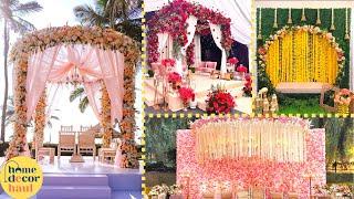 Beautiful Wedding Stage Decoration Ideas | Simple Reception Stage Decoration | Home Decor Haul