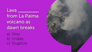 NEnglish Quiz - La Palma Volcano 