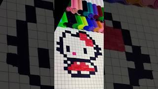 Cute Kitty Pixelart #shorts #pixelart #pixelart #pixel #simple #pixelfryes #cute #pixe.bedArts #cat