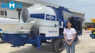 Aimix Group-What Are the Advantages of the Concrete Mixer with Pump?