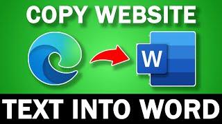 Use This Tip To Copy Website Text into Word Quickly