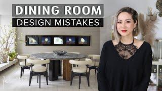 COMMON INTERIOR DESIGN MISTAKES + How to Fix Them | Dining Room Dos and Don'ts