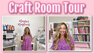 Craft Room Tour 2022! Ikea Craft Room Organization: Embroidery | Sublimation | Small Business