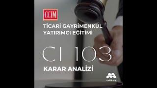 Ekonomik Verimliliğin Artırılması: CCIM 103 Ticari Gayrimenkul Kullanıcı Analizinin İncelenmesi