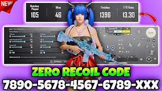 NEW UPDATE 3.2.0  BEST SENSITIVITY CODE + CONTROL SETTINGS PUBG MOBILE/BGMI | BEST 5 FINGER IPHONE