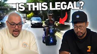 PMDs getting into trouble on the roads | Bikers React To Accident Footages