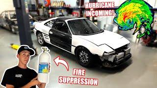 Fully Upgrading The Safety On The Mr2! Major Hurricane Prep