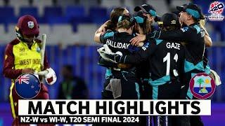 West Indies vs New Zealand Women's T20 World Cup Semi Final Match Highlights | WIW vs NZW Highlights