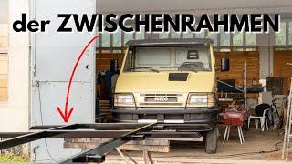 EXPEDITIONSMOBIL bekommt einen Zwischenrahmen | Iveco daily 4x4 #11