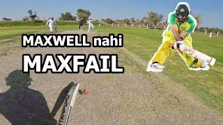 Ye banega GLENN MAXWELL  |  Batsman GoPro pov | BMC Cricket | Missed half century | PANKAJ BISSA |