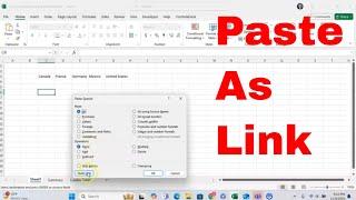 Paste Special as Cell Reference to Where Data is Coming From in Microsoft Excel! #msexcel #tutorial