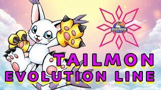 Tailmon (Gatomon) Evolution Line (JP Terms)