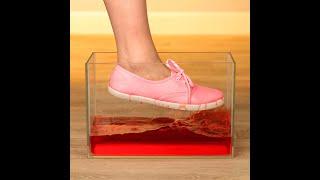 OMG!  The CRAZIEST DIY Shoes Hack That Will Blow Your Mind!  #reaction #cat #diyshoes #shoehacks