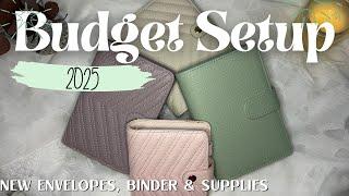 NEW 2025 Budget Setup | NEW Envelopes | NEW Binder | NEW Savings Challenges