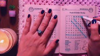 ASMR Word Search Puzzles  Close Whispering  Cozy & Relaxing 