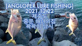 [앵글로퍼 루어낚시] 20221222 제주도 서귀포 중문 해녀의집 꽉꽉이 사냥! 다절대 사용시 꿀팁!