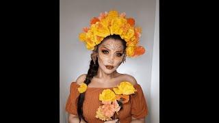  Catrina Cempasúchil: Un homenaje a nuestras raíces  TUTORIAL | auroramakeup