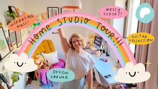 Patreon Unlocked: Inside my Home Studio! Creative Corners, Decor Faves and Storage Chaos!