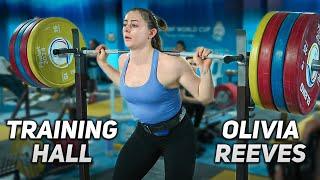  Olivia Reeves | SN 110 | C&J 140 | BS 185 | Training Hall of IWF World Cup 2024