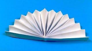 How to make a Paper Fan. Origami FAN