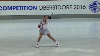 Stephanie Huot- Silver Ladies III Artistic Free Skating - 2016 Oberstdorf