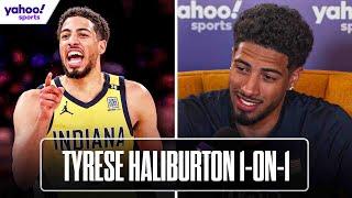 Tyrese Haliburton on being a 'VILLAIN', the Pacers rise & Team USA | Yahoo Sports