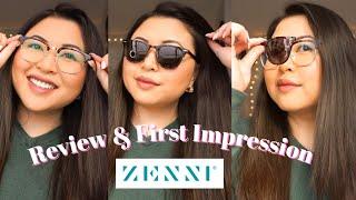 Zenni Optical Unboxing & Review | Browline Snap-On