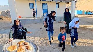 School Year Beginning, Zahra and Zainab Go to School:  Sakineh Tries To Earn Money