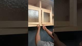 Making glass cabinet doors #freud #cabinet