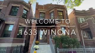 1633 Winona, Chicago Real Estate for sale by GK Chicago