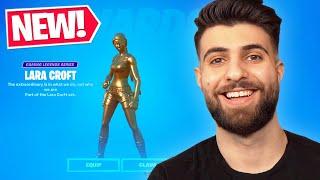 How to Unlock GOLD Lara Croft in Fortnite!