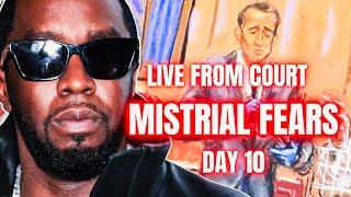 Live From Diddy Trial| Diddy Moves For MISTRIAL|Wants Kid Cudi TESTIMONY Tossed| This Is Bad