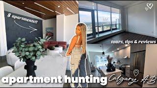 we're moving.. APARTMENT HUNTING IN CALGARY!! 13 tours, tips & brutally honest reviews