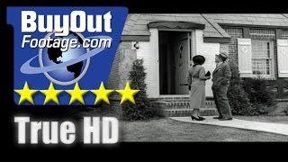 HD Historic Stock Footage Housing Market 1930's, Construction, Model Homes, Lifestyle, Americana