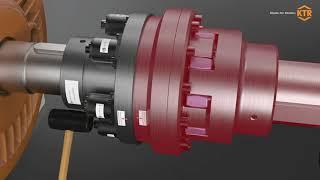 Assembly of the KTR-SI FRE idle rotation overload coupling / safety coupling | KTR Systems