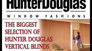 Vertical Blinds -  Hunter Douglas - Bergen County Blinds - Professional Installation