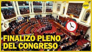 ¿Qué aprobó el Congreso en la última sesión?