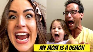 My mom is a Demon! The most terrifying scary and funny moments with mom | themccartys