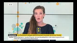 franceinfo: | Solène Cressant , 15h20 - 4 Juillet