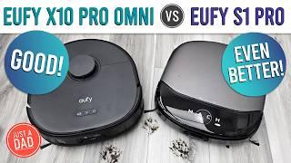 Eufy Omni S1 Pro vs Eufy X10 Pro Omni Robot Vacuum & Mop COMPARISON