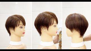 Easy Short Pixie Layered Women's Haircut Full Tutorial Steps | Short Hair Cutting Techniques